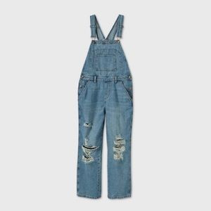 Target Distressed Overalls, Size M